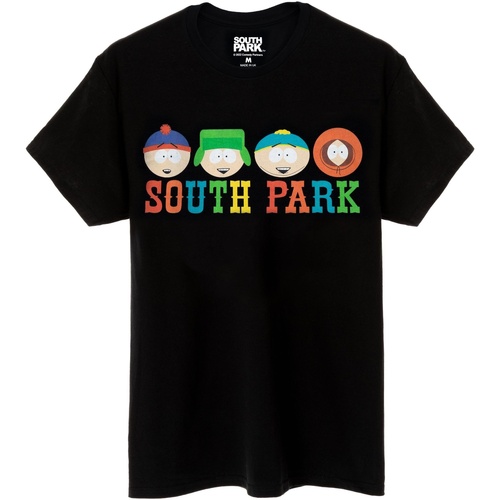textil Hombre Camisetas manga larga South Park NS7286 Negro