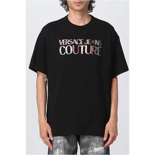 textil Hombre Camisetas manga corta Versace 74GAHG01 CJ01G - Hombres Negro