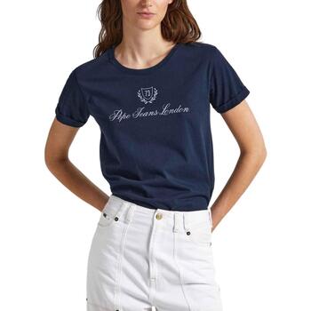 textil Mujer Tops y Camisetas Pepe jeans VIVIAN Azul
