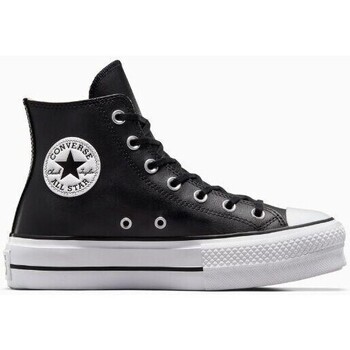 Zapatos Mujer Deportivas Moda Converse 561675C CHUCK TAYLOR ALL STAR LEATHER Negro