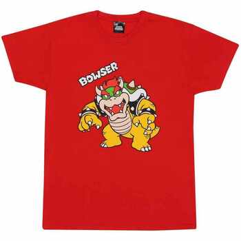 textil Niños Camisetas manga larga Super Mario HE1714 Rojo