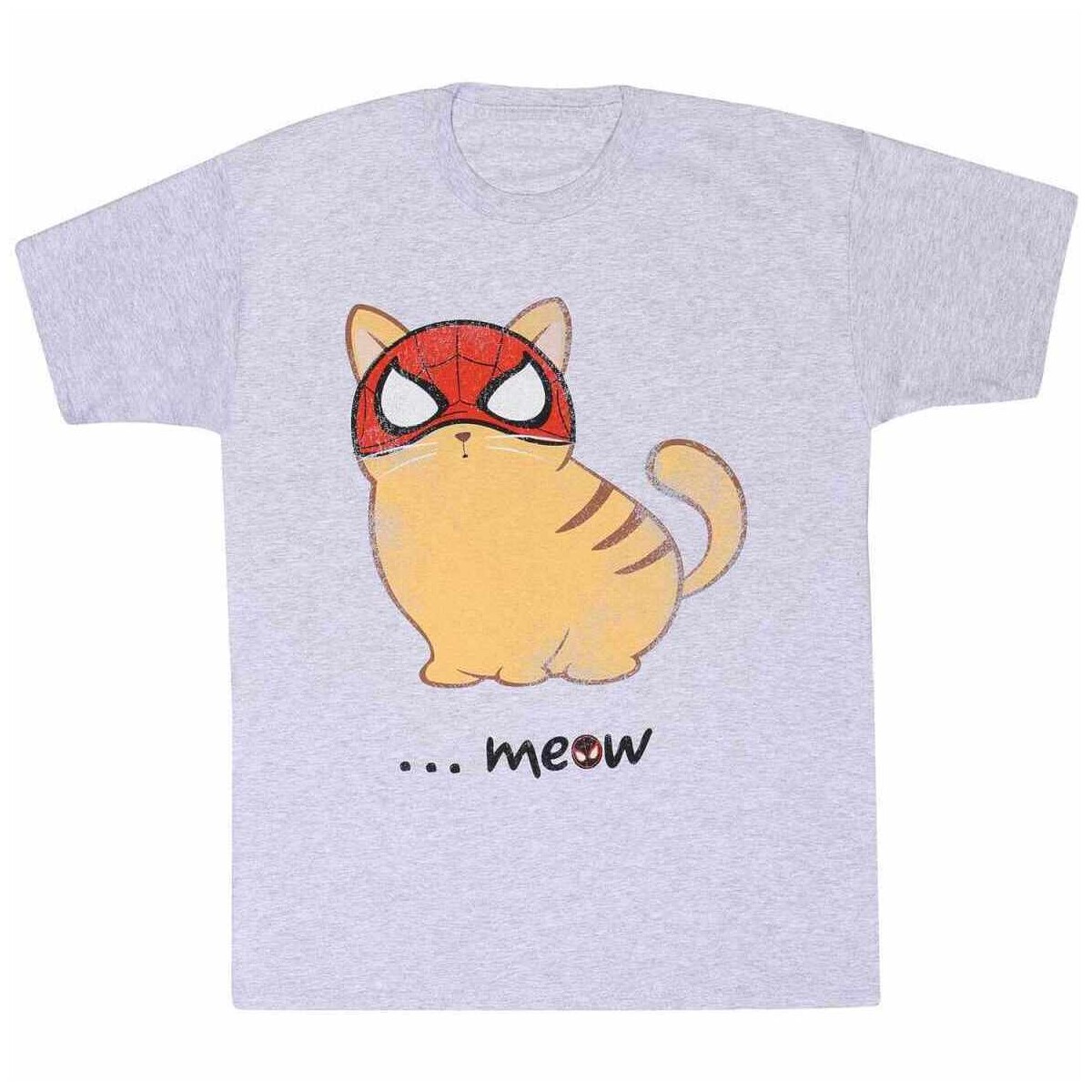 textil Camisetas manga larga Marvel Meow Gris