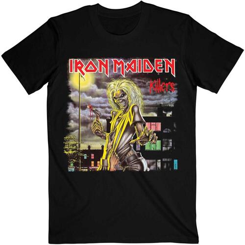 textil Camisetas manga larga Iron Maiden Killers Cover Negro