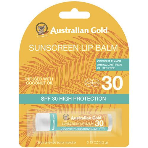 Belleza Protección solar Australian Gold Lip Balm Spf30 coconut Oil 4,2 Gr 