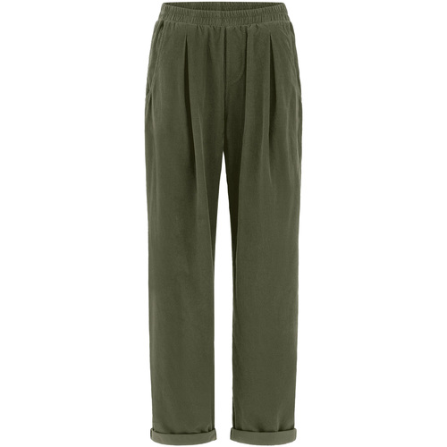 textil Mujer Pantalones Deha Pantalone Relaxed In Velluto Verde