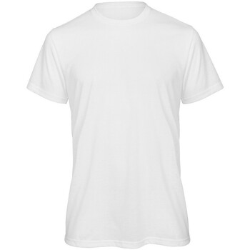 textil Hombre Camisetas manga larga B&c BA123 Blanco