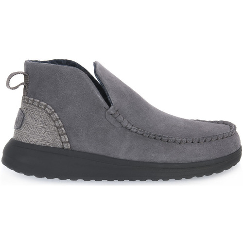 Zapatos Mujer Low boots HEYDUDE 0YK DENNY SEUEDE Negro