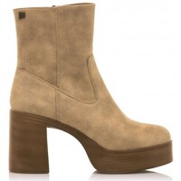 Zapatos Mujer Botines MTNG Botines Mujer SIXTIES 53371 Beige