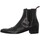 Zapatos Hombre Botas urbanas Jeffery-West Botas Chelsea De Cuero Brogue Negro