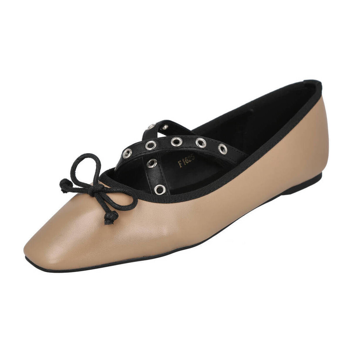 Zapatos Mujer Bailarinas-manoletinas L&R Shoes F1625 Beige