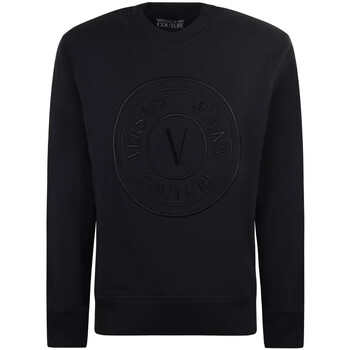 textil Hombre Sudaderas Versace Jeans Couture - Sudadera R Vemblem 3D Negro