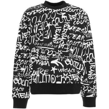 textil Hombre Sudaderas Versace Jeans Couture - Sudadera Graffiti-Style Printed Negro