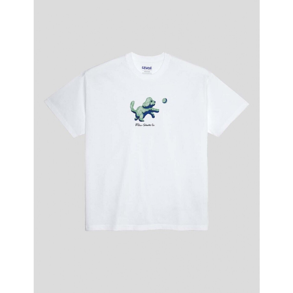 textil Hombre Camisetas manga corta Polar Skate Co CAMISETA  BALL TEE  WHITE Blanco