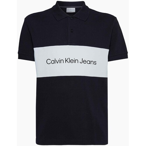 textil Hombre Camisetas manga corta Ck Jeans POLO-CALVIN KLEIN-J30J323815YAF Multicolor