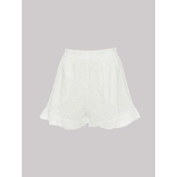 textil Mujer Shorts / Bermudas Bsb SHORT -049-241002-WHITE Multicolor