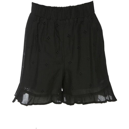 textil Mujer Shorts / Bermudas Bsb SHORT  049 241002 BLACK Multicolor