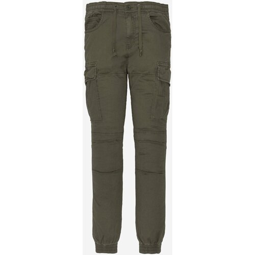 textil Hombre Pantalones chinos Schott TRRELAX70 - Hombres Verde