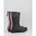 Zapatos Mujer Botas de agua Hunter ORIGINAL SHORT  TRI COLOUR LOGOBACKSTRAP BOOT Negro