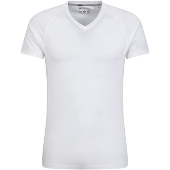 textil Hombre Camisetas manga larga Mountain Warehouse Summit Blanco