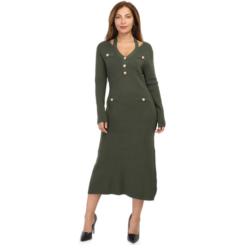 textil Mujer Vestidos La Modeuse 68919_P160792 Verde