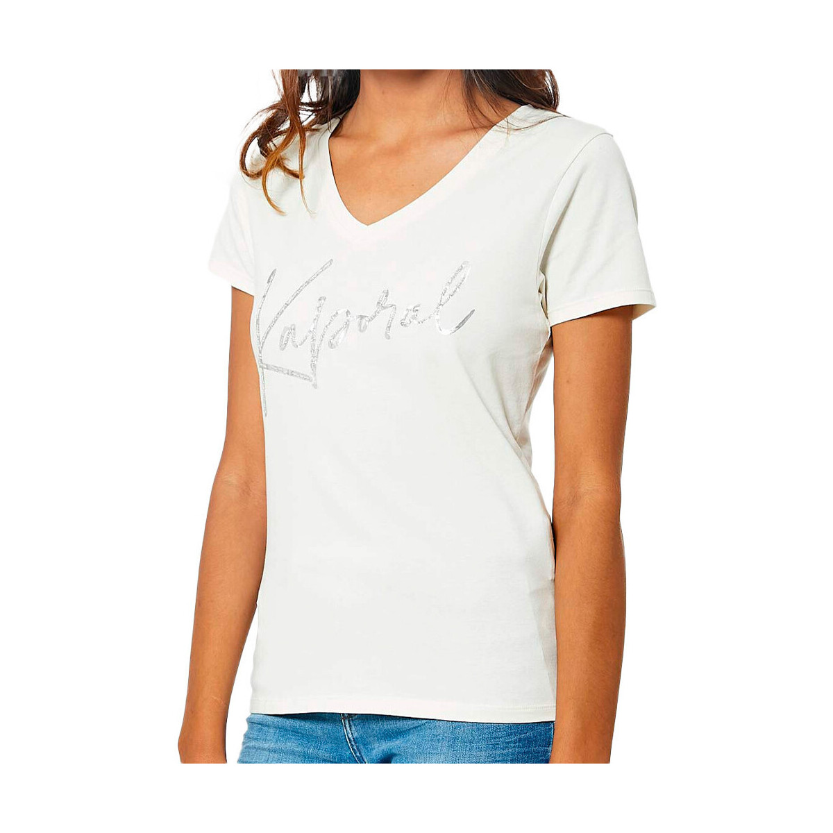 textil Mujer Tops y Camisetas Kaporal  Blanco