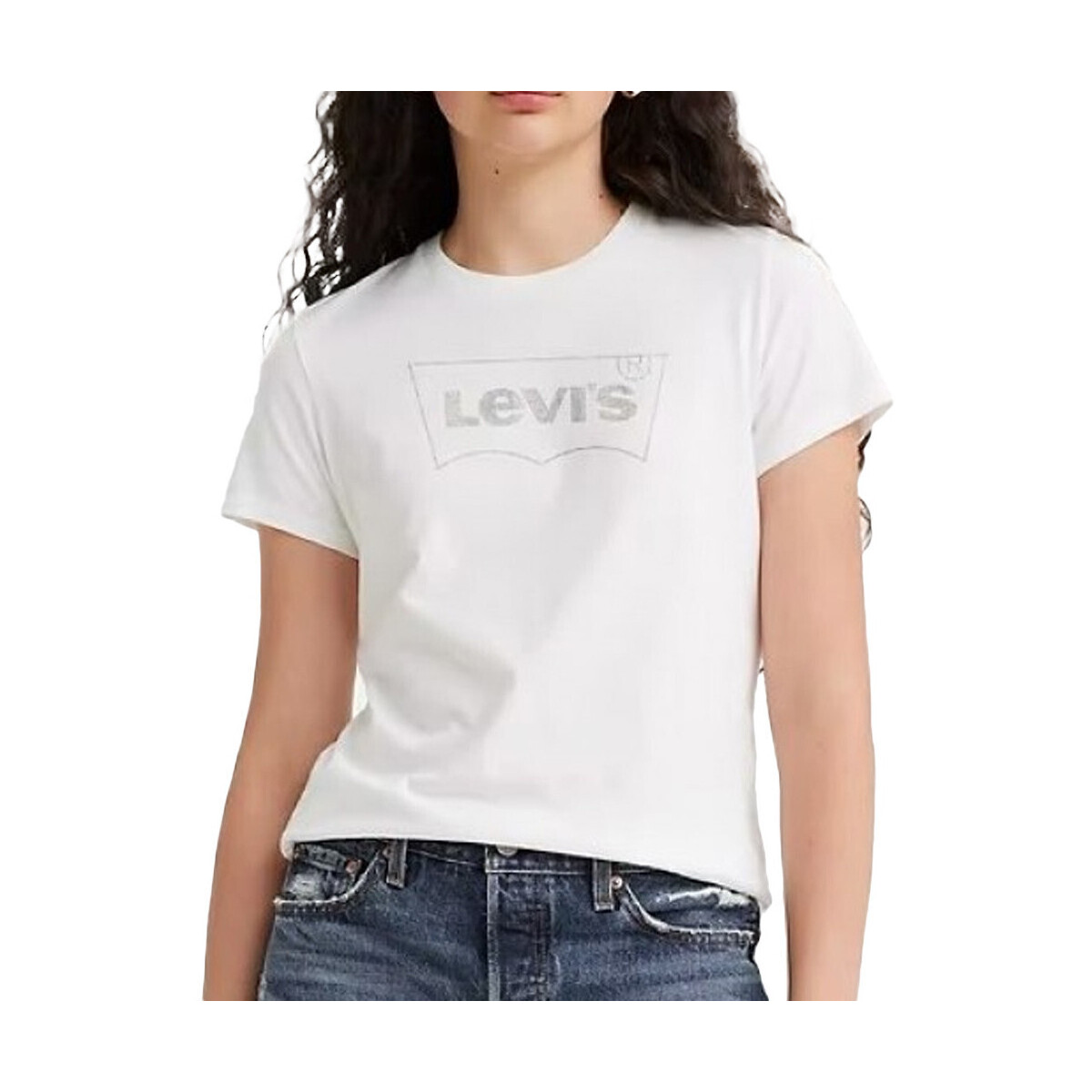 textil Mujer Tops y Camisetas Levi's  Blanco
