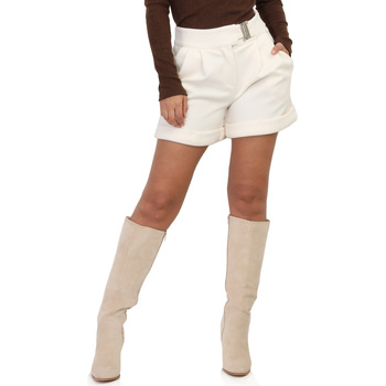 textil Mujer Shorts / Bermudas La Modeuse 69222_P161341 Blanco