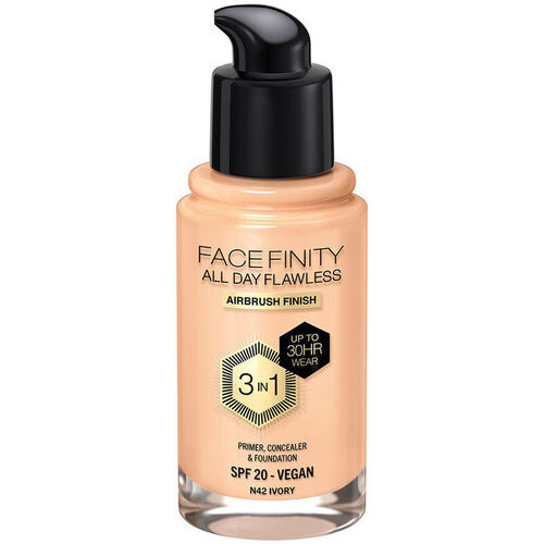 Belleza Mujer Base de maquillaje Max Factor Facefinity All Day Flawless 3 In 1 Base De Maquillaje n42-ivor 