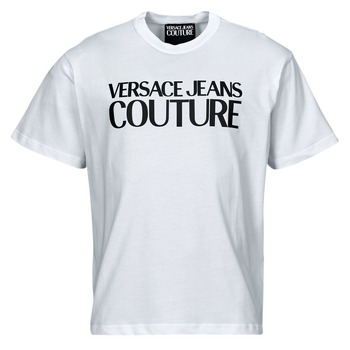 textil Hombre Camisetas manga corta Versace Jeans Couture 76GAHG01 Blanco