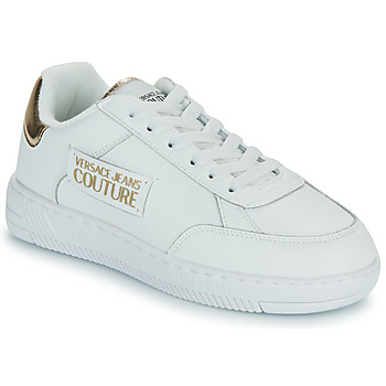Zapatos Mujer Zapatillas bajas Versace Jeans Couture VA3SJ5 Blanco / Oro