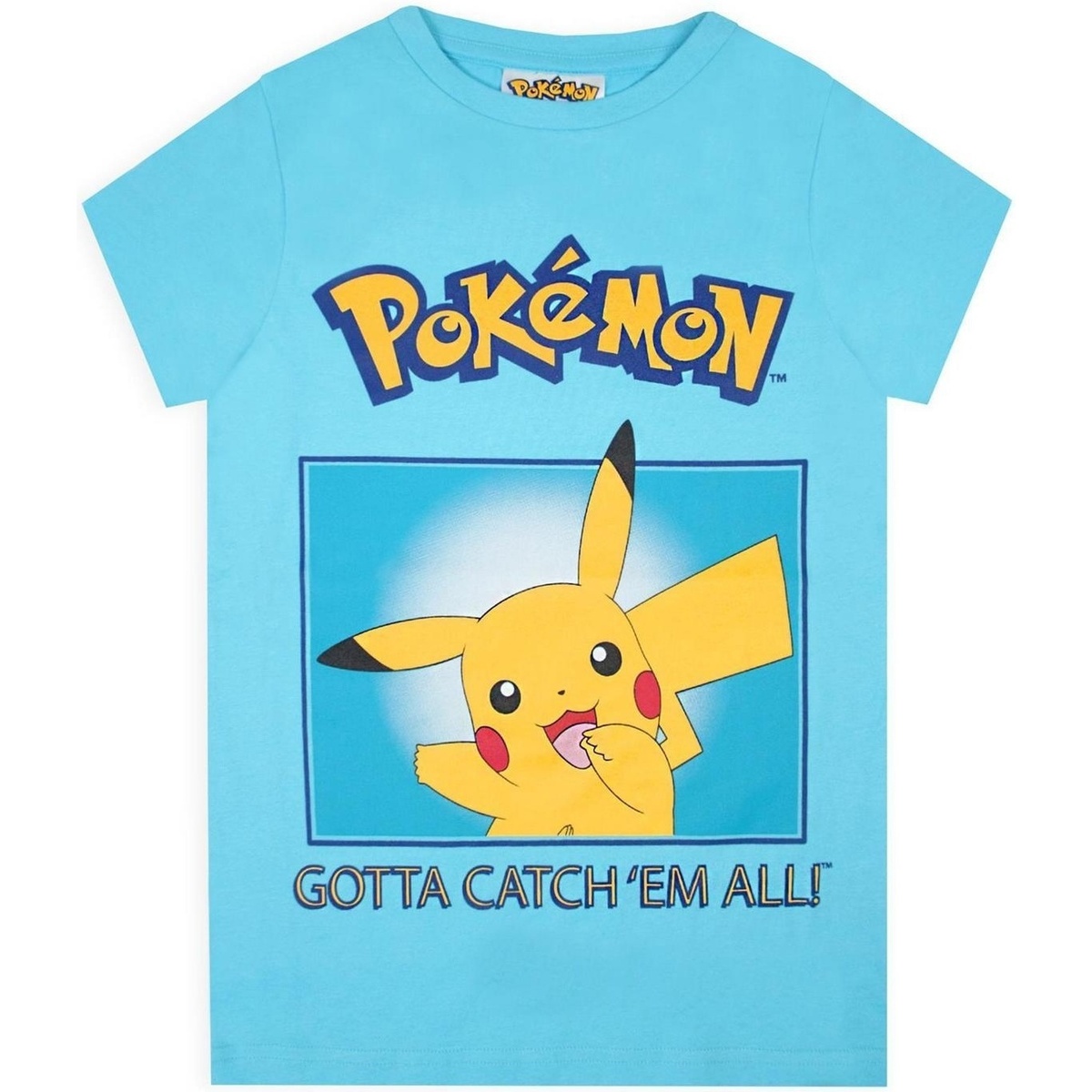 textil Niños Camisetas manga corta Pokemon Gotta Catch 'Em All! Azul