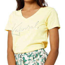 textil Mujer Tops y Camisetas Kaporal  Amarillo