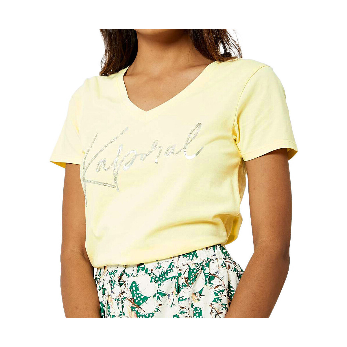 textil Mujer Tops y Camisetas Kaporal  Amarillo