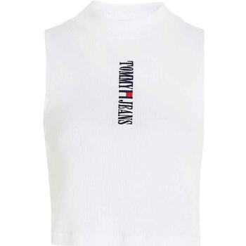 textil Mujer Tops y Camisetas Tommy Jeans TJW ARCHIVE TANK EXT Blanco
