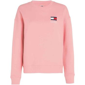 textil Mujer Sudaderas Tommy Jeans TJW BXY GRAPHIC FLAG CREW Rosa