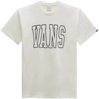 textil Hombre Camisas manga corta Vans ARCHED LINE SS Blanco