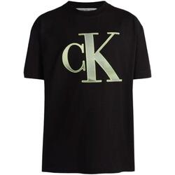 textil Hombre Camisetas manga corta Calvin Klein Jeans J30J325029 BEH Negro