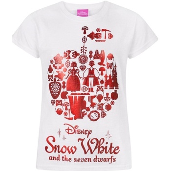 textil Niños Camisetas manga corta Snow White And The Seven Dwarfs NS7388 Rojo