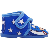 Zapatos Niño Pantuflas Escoolers E1-211 BOTIN VELCRO SUPERHEROE NIÑO Azul