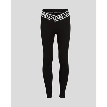 textil Mujer Pantalones Karl Lagerfeld 240W1054 SEAMLESS LOGO Negro