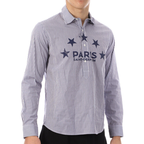 textil Hombre Camisas manga larga Paris Saint-germain  Azul
