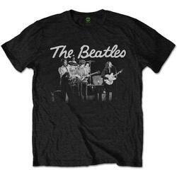 textil Camisetas manga larga The Beatles 1968 Live Photo Negro