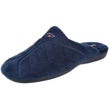 Zapatos Hombre Pantuflas DeValverde MD3523 Azul