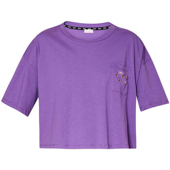 textil Mujer Tops y Camisetas Liu Jo Camiseta con bolsillo Violeta