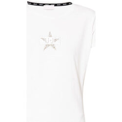 textil Mujer Tops y Camisetas Liu Jo Camiseta con estrella y logotipo Beige