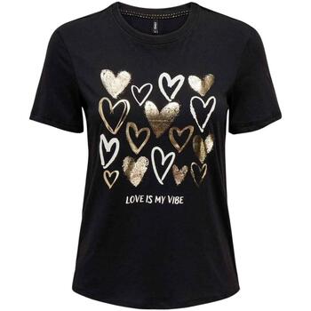 textil Mujer Tops y Camisetas Only ONLMARIE LIFE Negro