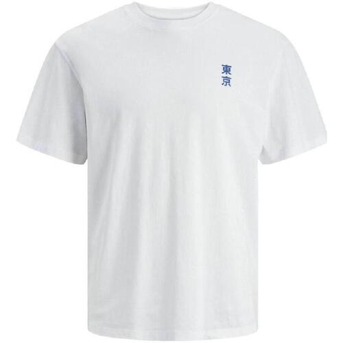 textil Niño Camisetas manga corta Jack & Jones 12247655 White Blanco