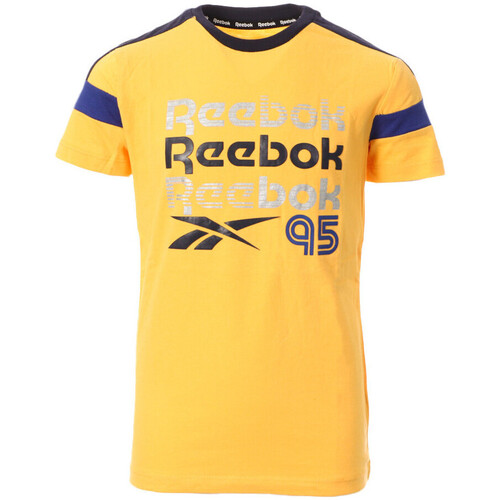 textil Niño Camisetas manga corta Reebok Sport  Amarillo