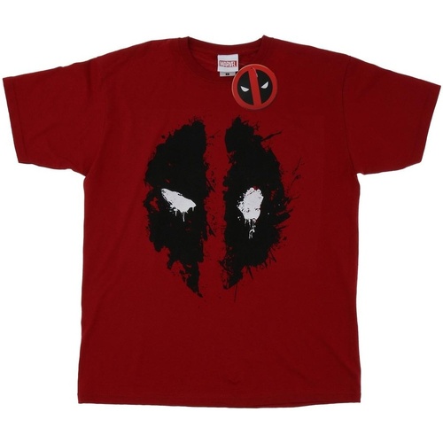 textil Hombre Camisetas manga larga Deadpool BI1007 Rojo