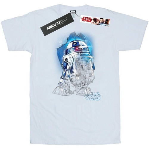 textil Hombre Camisetas manga larga Star Wars: The Last Jedi BI1110 Blanco